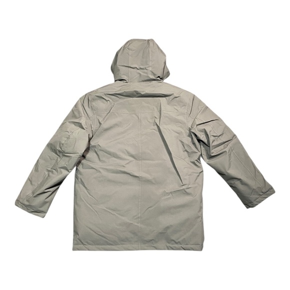 GH Bass & Co Men’s Storm Coat Olive Green Size M Waterproof Jacket with Pockets - Picture 3 of 9